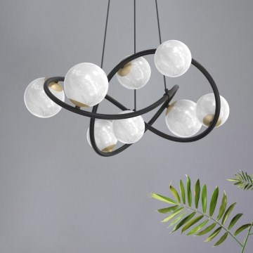 Zuma Line - Chandelier on a string 8xG9/3,5W/230V black
