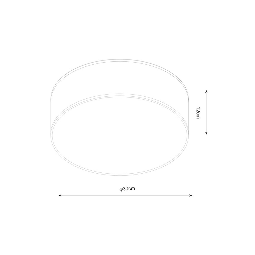 Zuma Line - Ceiling light CLARA 2xE14/40W/230V black