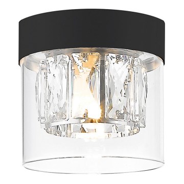 Zuma Line - Crystal ceiling light 1xG9/28W/230V black