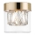 Zuma Line - Crystal ceiling light 1xG9/28W/230V gold