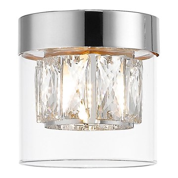 Zuma Line - Crystal ceiling light 1xG9/28W/230V silver