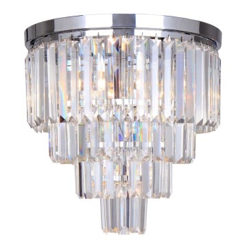Zuma Line - Crystal ceiling light 5xE14/40W/230V shiny chrome