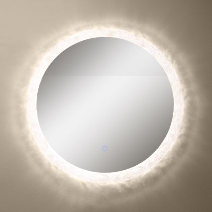 Zuma Line - LED Bathroom wall mirror with a backlight LED/24W/230V 3000/4000/6000K d. 60 cm IP44 shiny chrome
