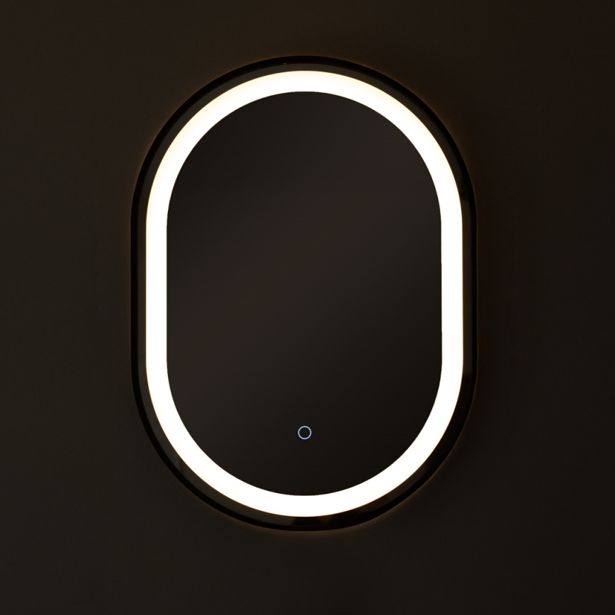 Zuma Line - LED Bathroom wall mirror with a backlight LED/24W/230V 3000/4000/6000K 70x50 cm IP44 black