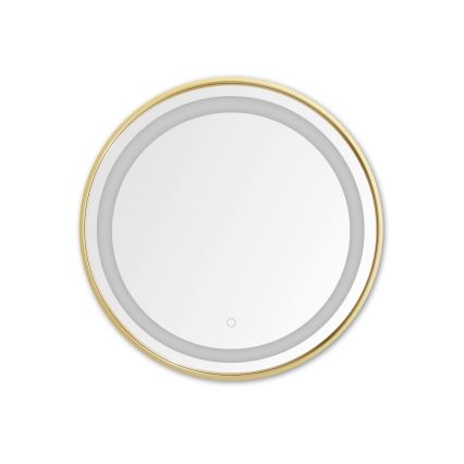 Zuma Line - LED Bathroom wall mirror with a backlight LED/24W/230V 3000/4000/6000K d. 60 cm IP44 gold