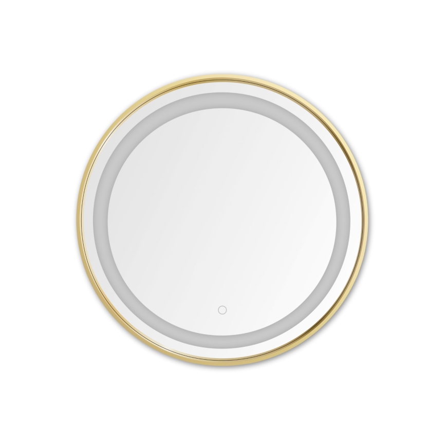 Zuma Line - LED Bathroom wall mirror with a backlight LED/24W/230V 3000/4000/6000K d. 60 cm IP44 gold