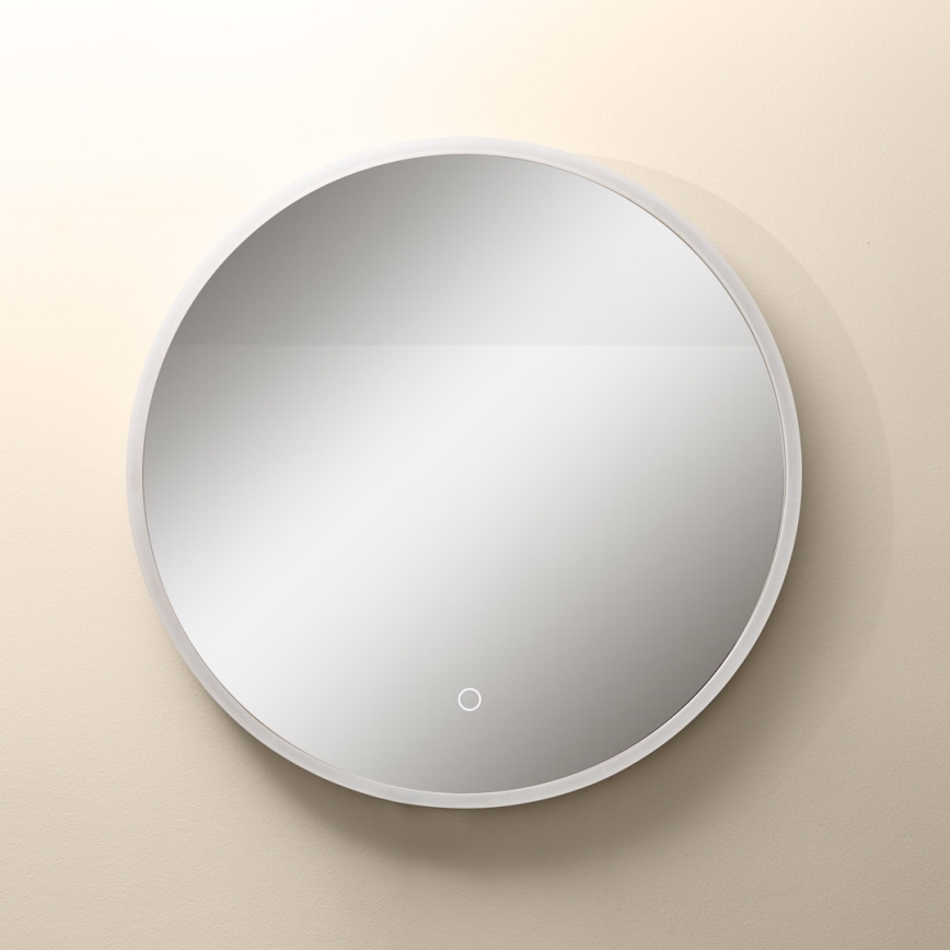 Zuma Line - LED Bathroom wall mirror with a backlight LED/24W/230V 3000/4000/6000K d. 60 cm IP44 white/gold