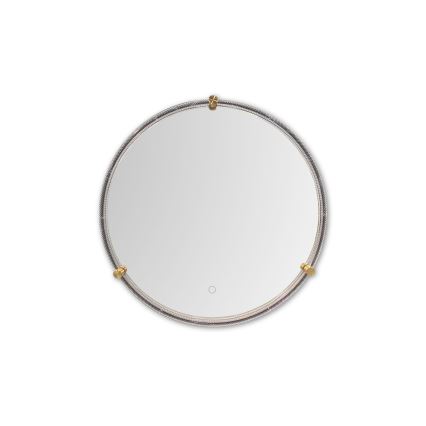 Zuma Line - LED Bathroom wall mirror with a backlight LED/24W/230V 3000/4000/6000K d. 60 cm IP44 clear/gold