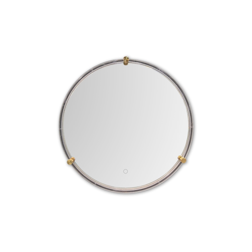 Zuma Line - LED Bathroom wall mirror with a backlight LED/24W/230V 3000/4000/6000K d. 60 cm IP44 clear/gold