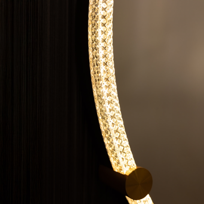 Zuma Line - LED Bathroom wall mirror with a backlight LED/24W/230V 3000/4000/6000K d. 60 cm IP44 clear/gold