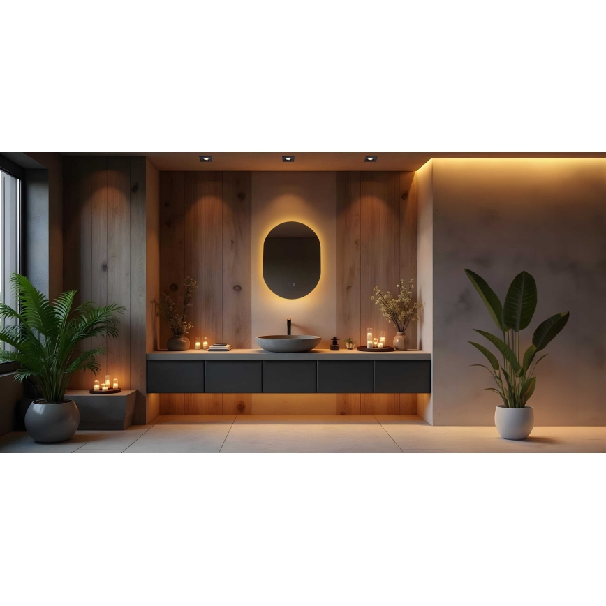 Zuma Line - LED Bathroom heated wall mirror with a backlight LED/24W/230V 3000/4000/6000K 70x50 cm IP44