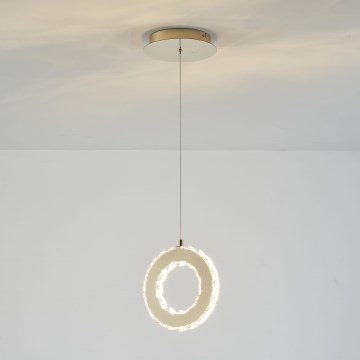 Zuma Line - Dimmable LED Cable Pendant 10W/230V, Gold
