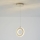 Zuma Line - Dimmable LED Cable Pendant 10W/230V, Gold