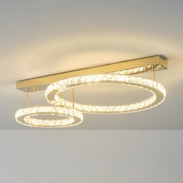 Zuma Line - Dimmable LED ceiling light LED/36W/230V gold