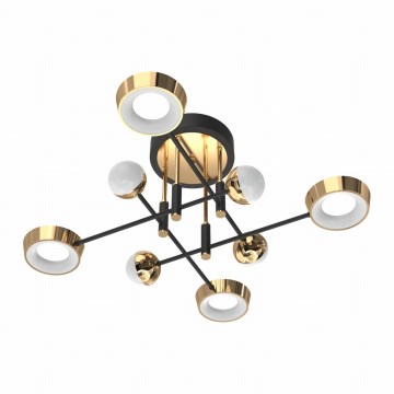 Zuma Line - Dimmable LED Flush-Mount Chandelier LED/60W/230V Gold/Black