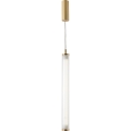 Zuma Line - Dimmable LED pendant light on cable LED/26W/230V 2700–6500K gold + remote control