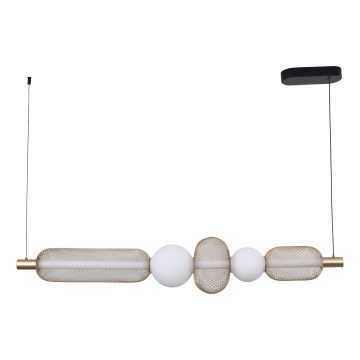 Zuma Line - Dimmable LED pendant light on cable LED/27W/230V 3000-5700K gold
