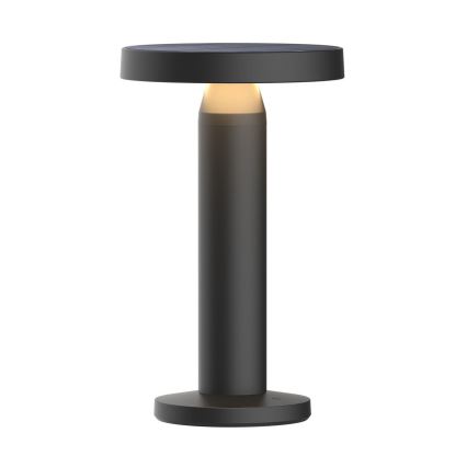Zuma Line - LED Dimmable solar rechargeable table lamp LED/2W/2000 mAh IP44 black