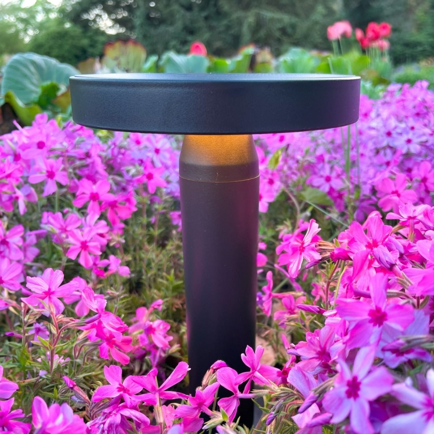 Zuma Line - LED Dimmable solar rechargeable table lamp LED/2W/2000 mAh IP44 black