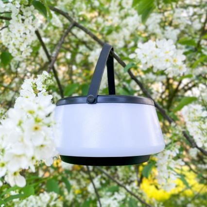 Zuma Line - LED Dimmable solar rechargeable table lamp LED/2,2W/2000 mAh IP44 black