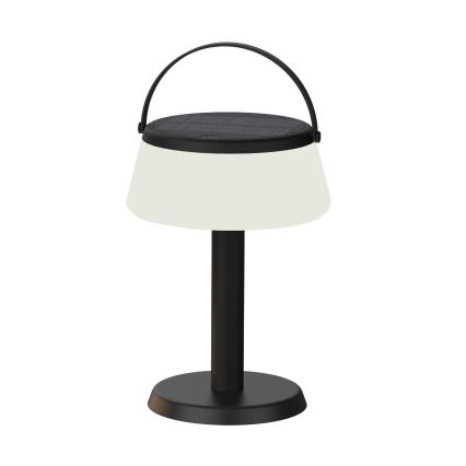 Zuma Line - LED Dimmable solar rechargeable table lamp LED/2,2W/2000 mAh IP44 black
