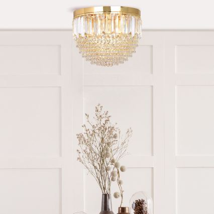 Zuma Line - Ceiling light 5xE14/40W/230V d. 40 gold
