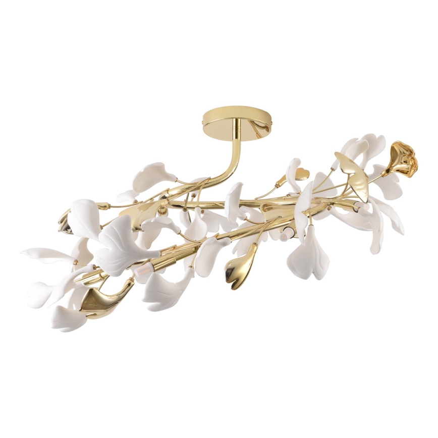 Zuma Line - Flush-mount chandelier 6xG9/42W/230V Ø 70 cm gold