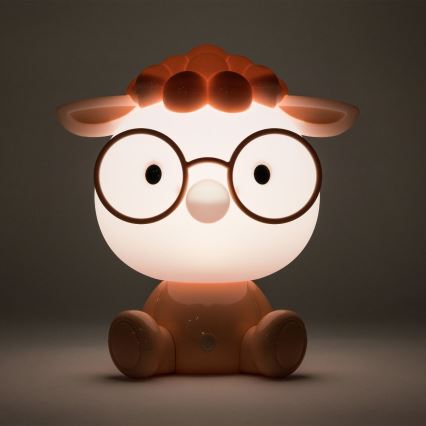 Zuma Line - LED Dimmable children's touch table lamp LED/3W/230V sheep pink