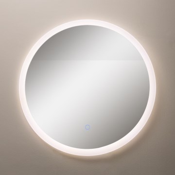 Zuma Line - LED Backlit Bathroom Wall Mirror, 24W/230V, 3000/4000/6000K, Ø 60 cm, IP44