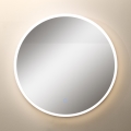 Zuma Line - LED Bathroom wall mirror with a backlight LED/24W/230V 3000/4000/6000K d. 60 cm IP44 white/gold