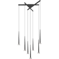 Zuma Line - LED cable pendant, 7xLED/6W/230V, black