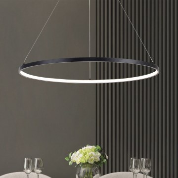 Zuma Line - LED Cable Pendant Light LED/36W/230V 3000/4000/6000K Ø 80 cm Black