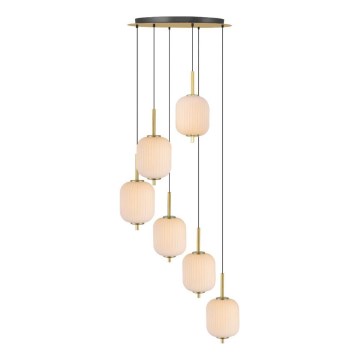 Zuma Line - LED Cable-Suspended Pendant LED/34W/230V Ø 50.5 cm Gold