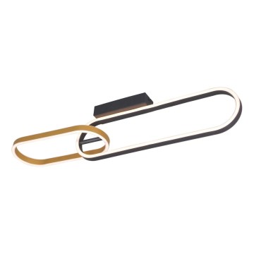 Zuma Line - LED Ceiling Light 2xLED/24W/230V Black/Gold