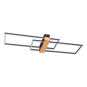 Zuma Line - LED Ceiling light LED/39W/230V 3000K black/pine