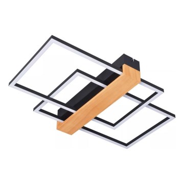 Zuma Line - LED Ceiling light LED/39W/230V 3000K black/pine