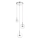 Zuma Line - LED Chandelier on a string 3xLED/5W/230V shiny chrome