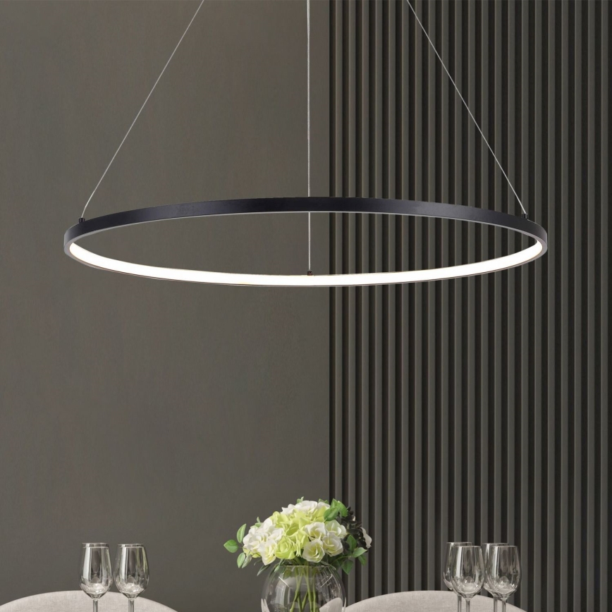Zuma Line - LED Chandelier on a string LED/40W/230V 3000/4000/6000K d. 90 cm black