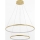 Zuma Line - LED Chandelier on a string LED/40W/230V gold