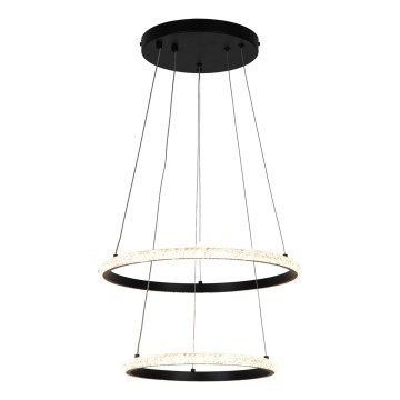 Zuma Line - LED Chandelier on a string RIDE LED/22W/230V + LED/14W d. 41 cm black