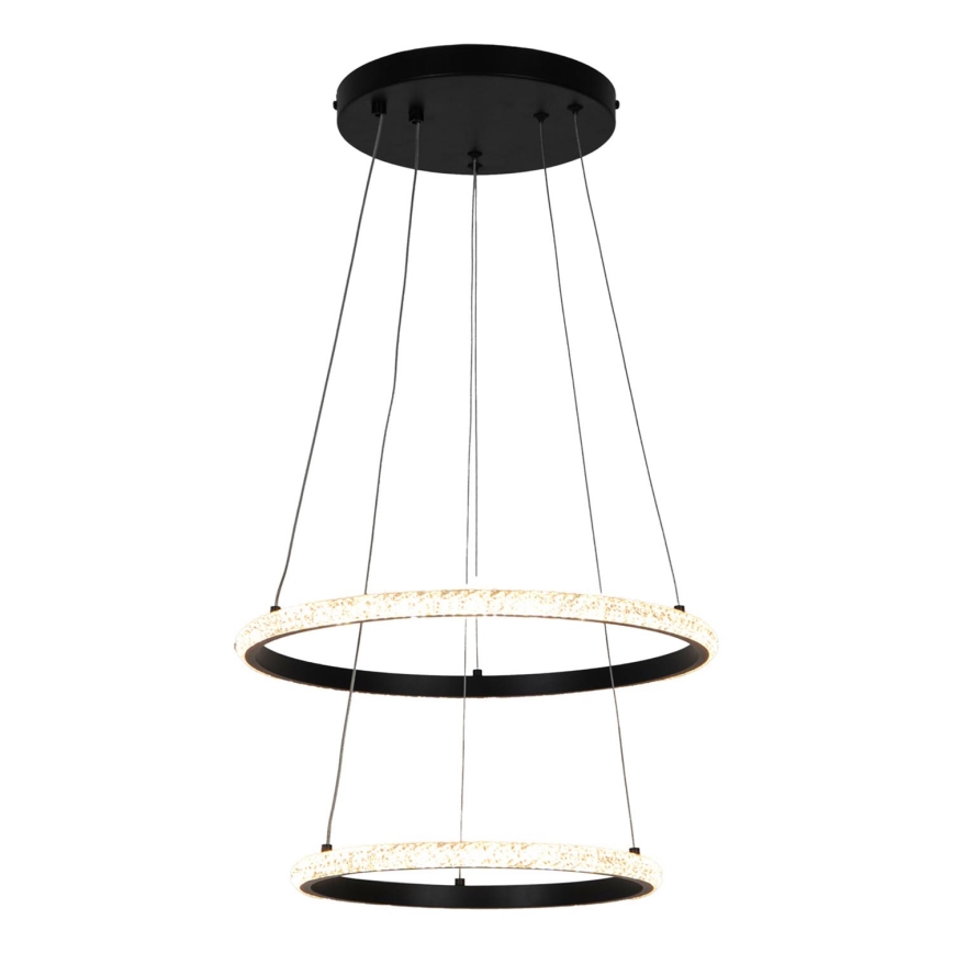 Zuma Line - LED Chandelier on a string RIDE LED/22W/230V + LED/14W d. 41 cm black