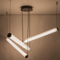 Zuma Line - LED Dimmable Cable Pendant Light LED/64W/230V 2700-6500K Black + Remote Control