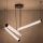 Zuma Line - LED Dimmable Cable Pendant Light LED/64W/230V 2700-6500K Black + Remote Control