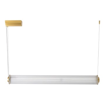 Zuma Line - LED Dimmable Cable-Suspended Pendant Chandelier LED/39W/230V 2700-6500K Gold + Remote Control