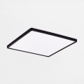 Zuma Line - LED Dimmable ceiling light LED/38W/230V + LED/12W 3000/4000/5500K 40x40 cm black