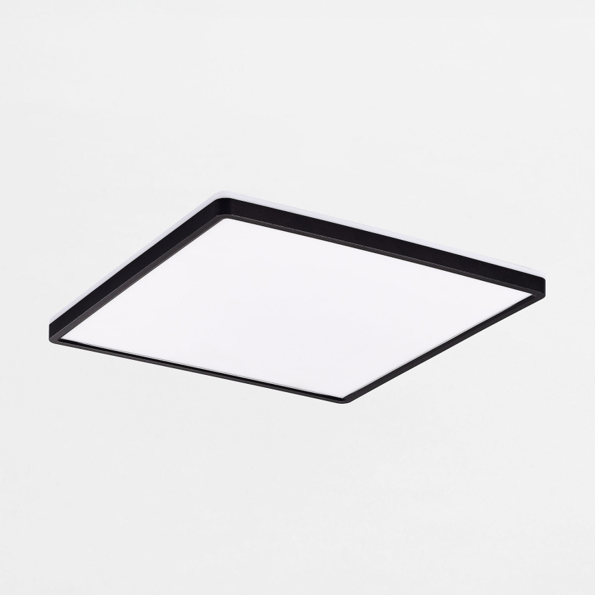 Zuma Line - LED Dimmable ceiling light LED/38W/230V + LED/12W 3000/4000/5500K 40x40 cm black