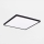 Zuma Line - LED Dimmable ceiling light LED/38W/230V + LED/12W 3000/4000/5500K 40x40 cm black