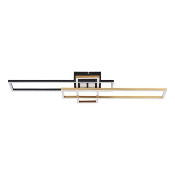 Zuma Line - LED Dimmable ceiling light LED/55W/230V 3000-6000K black/gold + remote control