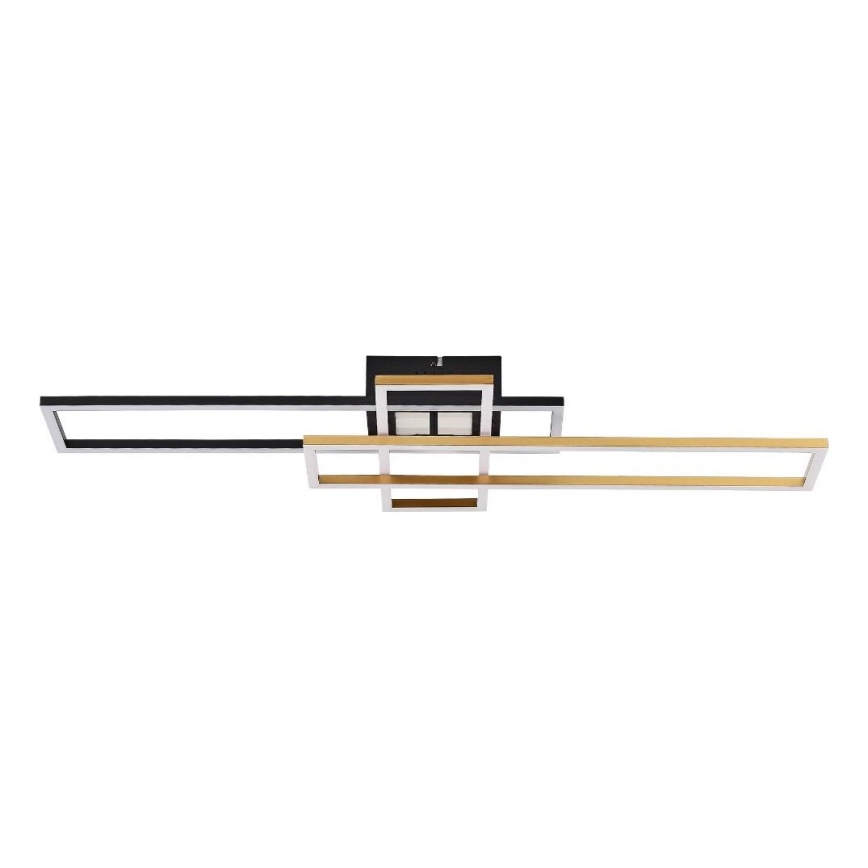 Zuma Line - LED Dimmable ceiling light LED/55W/230V 3000-6000K black/gold + remote control