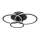 Zuma Line - LED Dimmable ceiling light LED/55W/230V 3000-6000K black + remote control